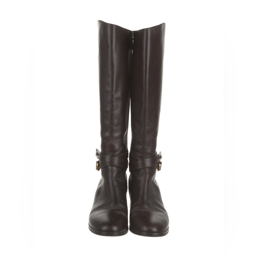 L.K Bennett Leather Riding Boots - Picture 3 of 5